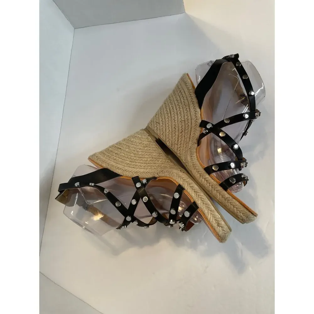 DOLCE VITA STRAPPY WEDGE  ESPADRILLE SANDALS SHOES